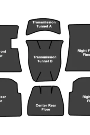 Best Seller Sound Deadener for 1959-1960 Oldsmobile 98 Die Cut EVA Complete 7Pc
