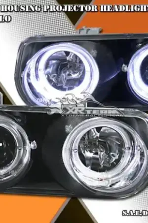 Fast Shipping Euro Chrome Dual Halo Headlights