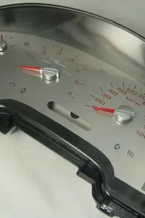 US Speedo Stainless Steel Gauge Face with Red Back and Color Match Needles - Displays - SS F 05R Low Price