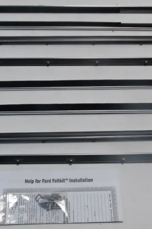 Hassle-Free Returns Window Sweeps Felt Kit for 1965-1966 Mercury Montclair Monterey Sedan OEM