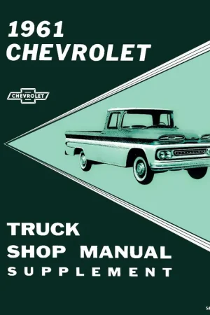 Service Manual for 1961 Chevrolet Truck Special Offer