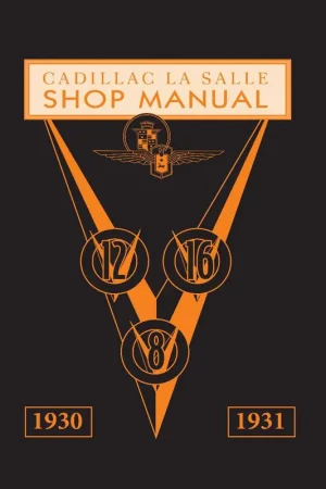 Original Service Manual for 1930-1931 Cadillac LaSalle