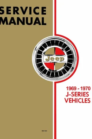 Service Manual for 1969-1970 Jeep Gladiator and Wagoneer (J-Series) No Minimum Order
