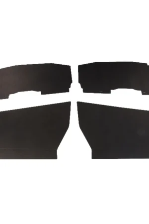 Trunk Side Panel Board for 1973 Pontiac Grandville 2 Door Convertible Black 4pc Exclusive Offer