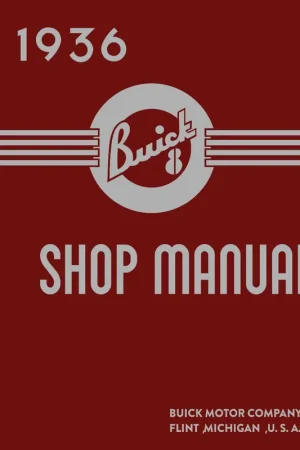 Service Manual for 1936 Buick Flash Sale