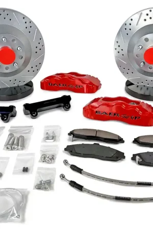 Last Chance Baer Brakes 4261643R Baer Brakes 13" Pro Front Brake Kit, Red, SDZ