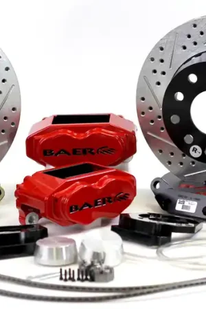 Fast Shipping Baer Brakes 4261360R-X1 Baer Brakes 11" SS4+ Front Brake Kit, Red, SDZ, ARP Studs