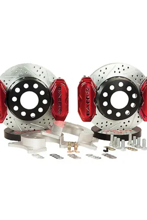 Baer Brakes 4262682FR Baer Brakes 11" SS4+ Dual Deep Stage Rear Brake Kit, Fire Red, SDZ Shop Now