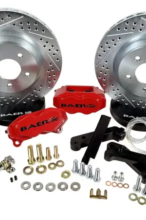 Baer Brakes 4261418S Baer Brakes 13" SS4 Front Brake Kit, Silver, SDZ, Std. Studs Premium