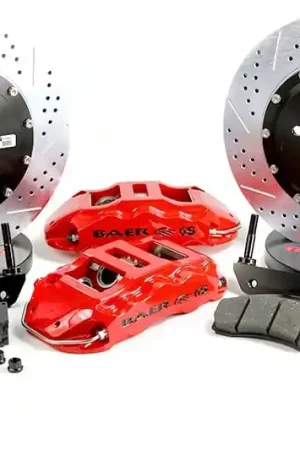 Editor’s Pick Baer Brakes 4141022FR Baer Brakes 15" Extreme+ Front Brake Kit, Fire Red, SDZ