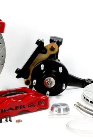 Baer Brakes 4301406GB Baer Brakes 13" Track4 Front Brake Kit, Grabber Blue, SDZ, Std. Studs One Day Deal