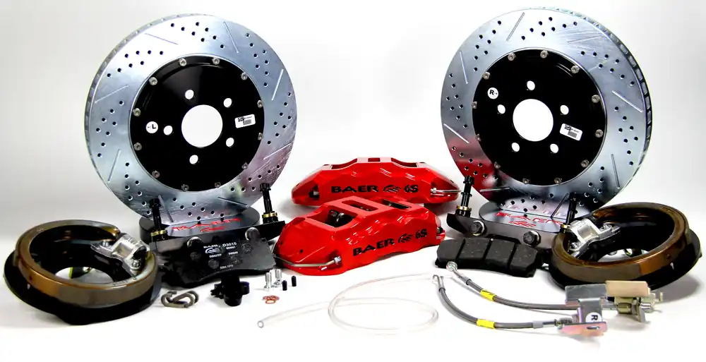 Low Price Baer Brakes 4262310S-1 Baer Brakes 14" Extreme+ Rear Brake Kit, Silver, Slot