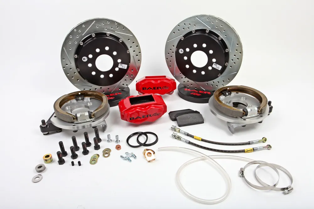 Baer Brakes 4302415S-1 Baer Brakes 13" SS4+ Rear Brake Kit, Silver, Slot Limited Offer