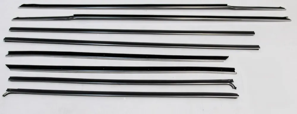 Super Sale Window Sweeps Felt Kit for 1966 Chevy Impala 2 Door Hardtop Inner/Outer Side