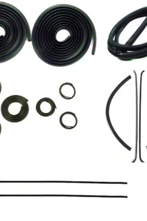 Super Sale Door Seal Window Sweeps Channel Kit w/ Weatherstrip Trim Groove for 1947-1950 GM