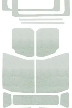 Authentic DEI 2018-2025 Jeep Wrangler JL 4-Door Headliner Complete Kit 13-pc - White - 50180