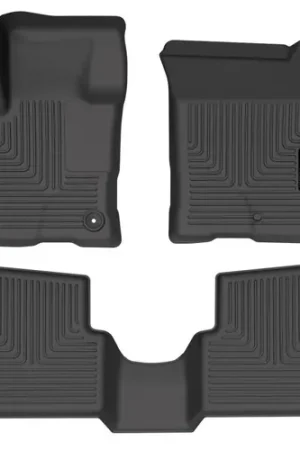 Free Shipping Husky Liners 2022-2023 Ford Maverick(No Fit Hybrid) Weatherbeater Front & 2nd Seat Floor Liners - Black