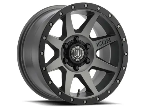 ICON Rebound 17x8.5 6x5.5 25mm Offset 5.75in BS 95.1mm mm Bore Titanium Wheel - 1817859057TT Hot Picks