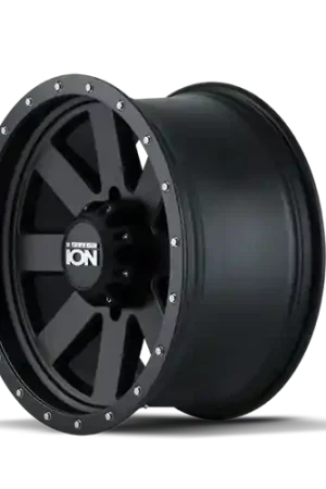 Low Price ION Type 134 17x8.5 / 5x127 BP / -6mm Offset / 83.82mm Hub Matte Black/Black Beadlock Wheel