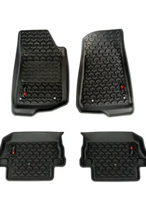 Rugged Ridge Floor Liner Kit Black F/R 2018-2025 Jeep Wrangler JL 2Dr - 12987.43 Seasonal Sale