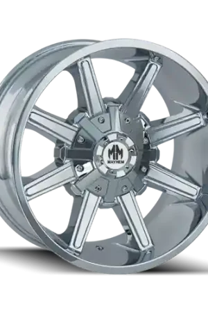 Mayhem 8104 Arsenal 20x9 / 8x180 BP / 18mm Offset / 124.1mm Hub Chrome Wheel Shop Now