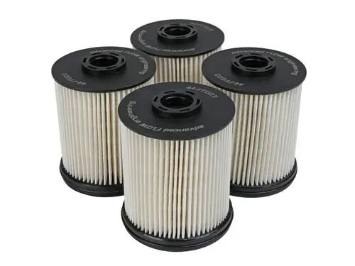 High Quality aFe ProGuard D2 Fuel Filter; GM Diesel Trucks 17-21; V8 6.6L L5P - 4 Pack - 44-FF023-MB