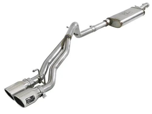 aFe Rebel Series 2.5in SS Cat-Back Exhaust w/ Polished Tip 07-18 Jeep Wrangler (JK) V6 3.6/3.8L 4dr - 49-48054-P Affordable