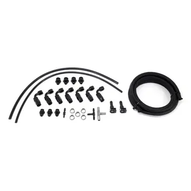 IAG Braided Fuel Line & Fitting Kit For IAG Top Feed Fuel Rails & -6 Aeromotive FPR. Fits Subaru WRX, STI, Legacy GT and Forester XT. Genuine