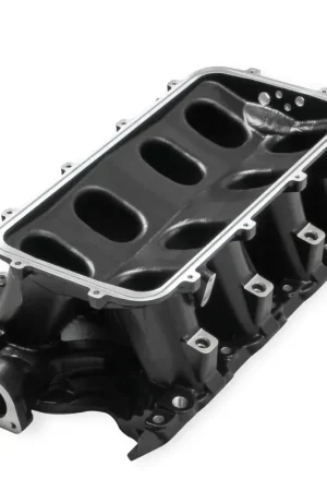 Holley EFI Black 351W Ford Hi-Ram EFI Manifold Base Black Ford 351W 9.5" Deck Ford Hi-Ram Intake Manifold Base Time-Limited