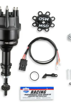 MSD Black Distributor, Ford, 351C-460, Ready-to-Run, Steel Gear Same Day Shipping