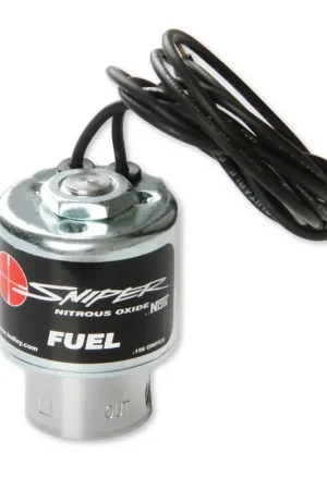 NOS Sniper Fuel Solenoid Sniper Fuel Solenoid with a large body and increased power capacity Latest