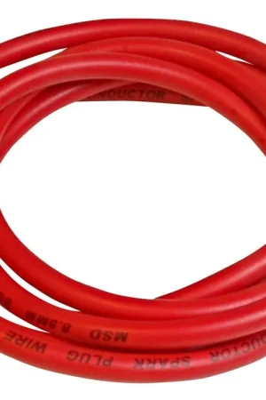 Money Back Guarantee MSD Super Conductor 8.5mm Wire, Red, 6' Bulk Red Super Conductor Spark Plug wire in bulk, 6' length.