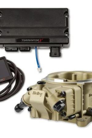 While Supplies Last Holley EFI Terminator X Stealth 4150 - Gold 4 Injectors - 650 HP