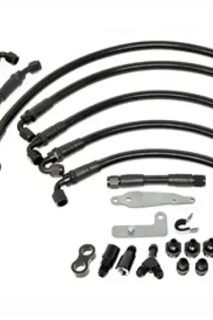 Hassle-Free Returns Torque Solution Torque Solution PTFE Fuel Line Kit w/ Flex Fuel - Subaru WRX STI 08-21 / WRX 08-14