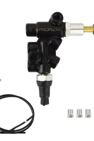 Buy Online Proflow Brake Proportioning Valve Adjustable Knob Adjustment Two Inlets Three Outlets Aluminium Black