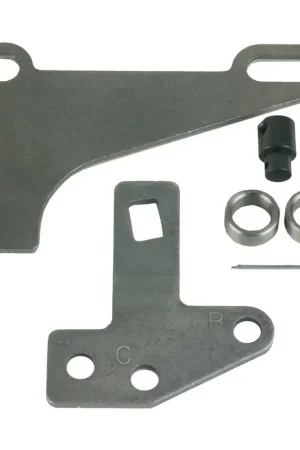 B&M Cable Bracket & Shift Lever Kit - GM 4L60E through 4L85E - Front Cable Exit Exclusive