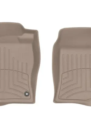 Buy Today WeatherTech 2017+ Honda Civic Front FloorLiner HP - Tan | Graveyard Performance