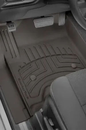 WeatherTech 15-24 Ford Mustang (Incl. 15-20 Shelby GT350R) Front FloorLiner HP - Cocoa | Graveyard Performance Sale