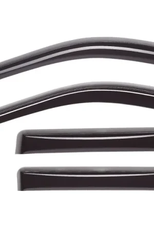 Handmade WeatherTech 00-07 Ford Focus Sedan ZTS/ZX4 Front and Rear Side Window Deflectors - Dark Smoke | Graveyard Performance