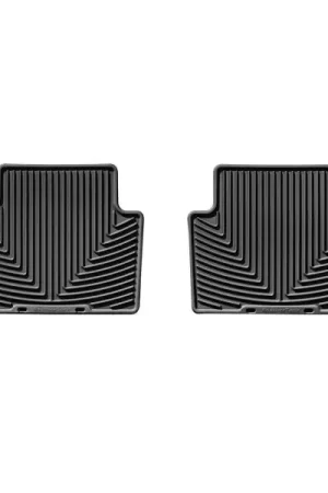 Luxury WeatherTech 04+ BMW X3 Rear Rubber Mats - Black | Graveyard Performance
